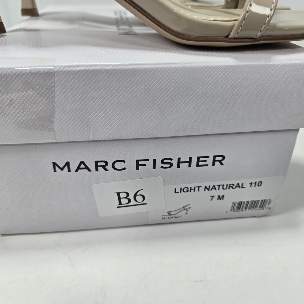 Marc Fisher Danzy Light Natural Beige Slingback Kitten Heels Women's Size 7M - Picture 9 of 9